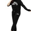 ZEYO Women Cotton Track Suit Typography Printed Crop Top Co-ords Set - Image 6