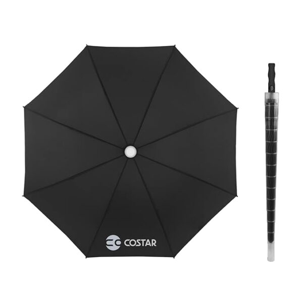 COSTAR Stick Umbrella, 40 Inch Auto Open Umbrella, Windproof And Waterproof, Ideal for 1-3 People During Storm - Image 2